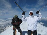  I wreszcie wymarzona chwila. Mont Blanc (4810m n.p.m.) 21.07.2008 - 10:52
